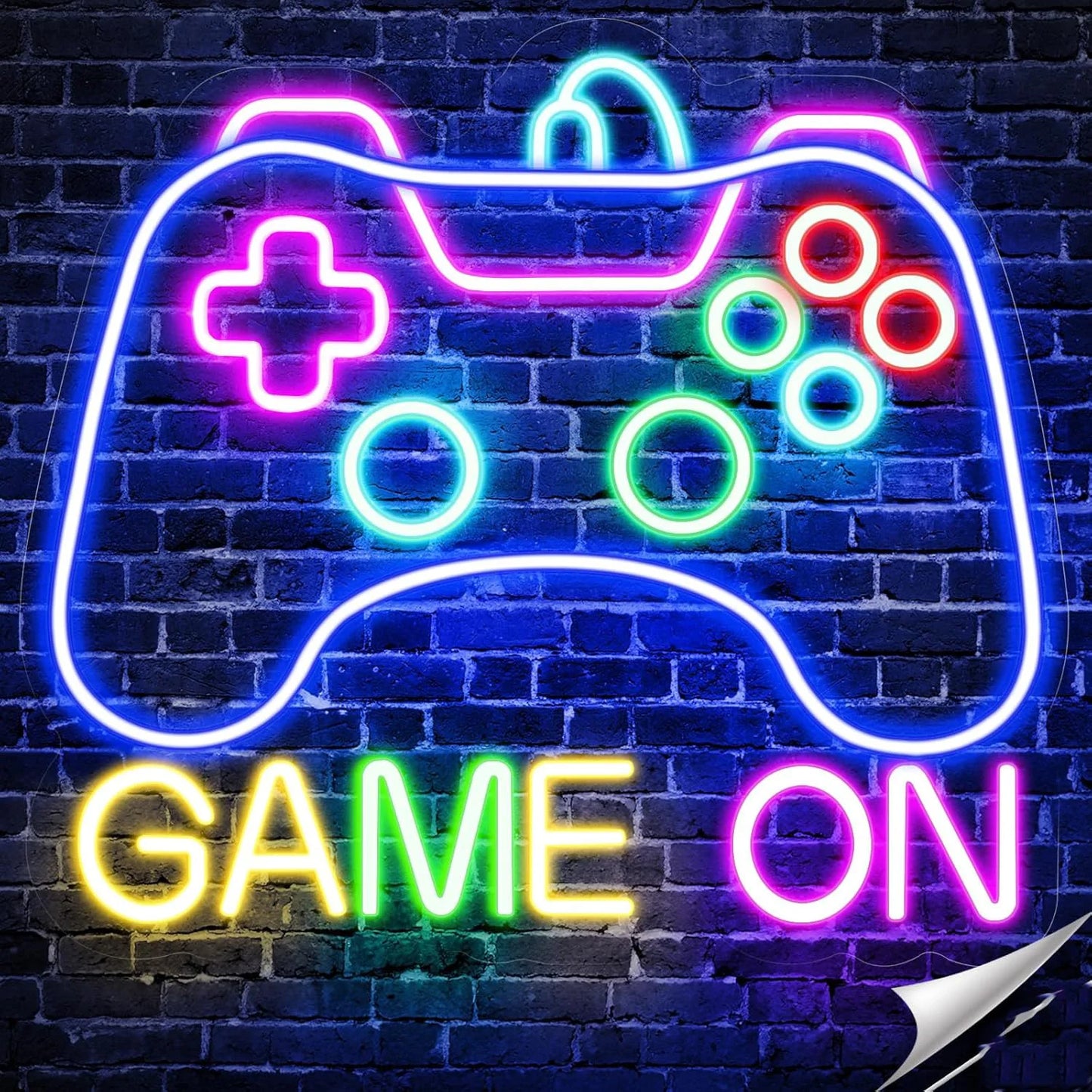 Game Controller Neon LED Wall Light | Gaming Room Wall Neon Lamp