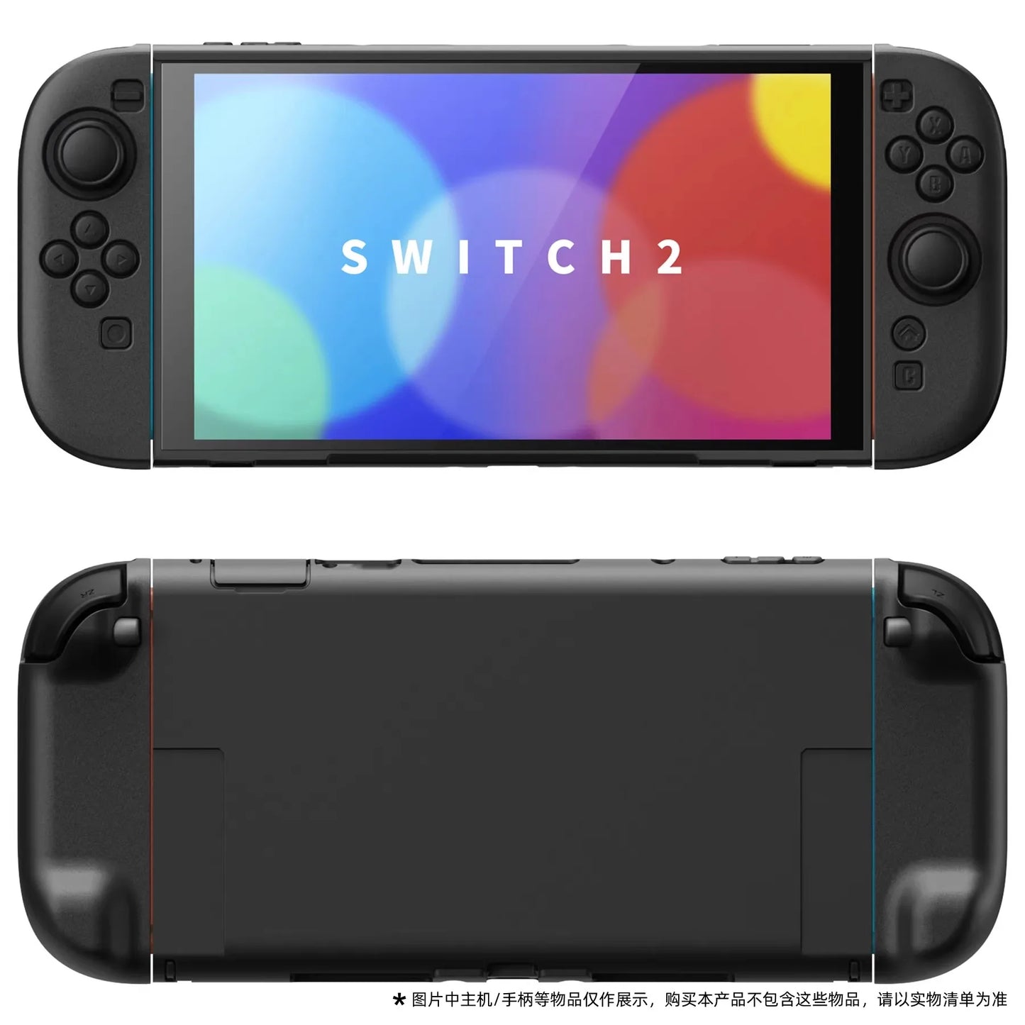 PlayVital Switch 2 Grip Case Hard Shell Protective Cover, Dock-Friendly – Full Wrap, Wear Resistant Design