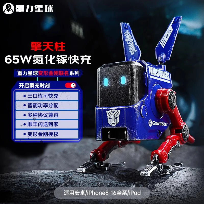 Dog Nitrogen 65W GaN Mecha Charger – Desktop Fast Charging Power Station