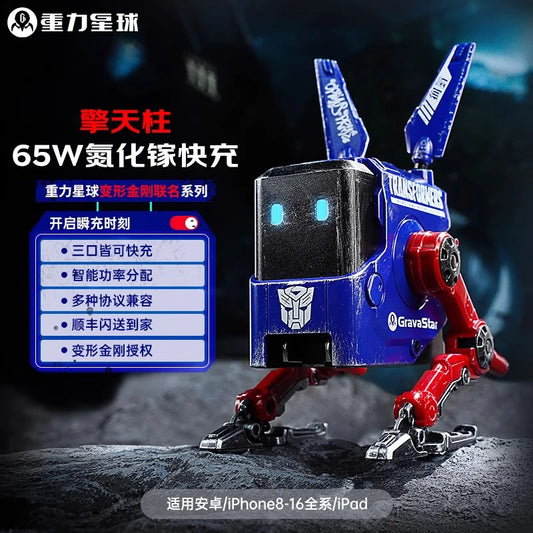 Dog Nitrogen 65W GaN Mecha Charger – Desktop Fast Charging Power Station