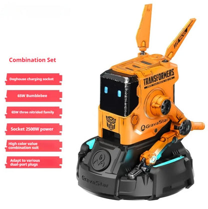 Dog Nitrogen 65W GaN Mecha Charger – Desktop Fast Charging Power Station