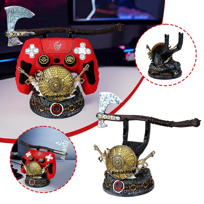 God of War Inspired Controller Holder | Gaming Gamepad & Phone Display Stand