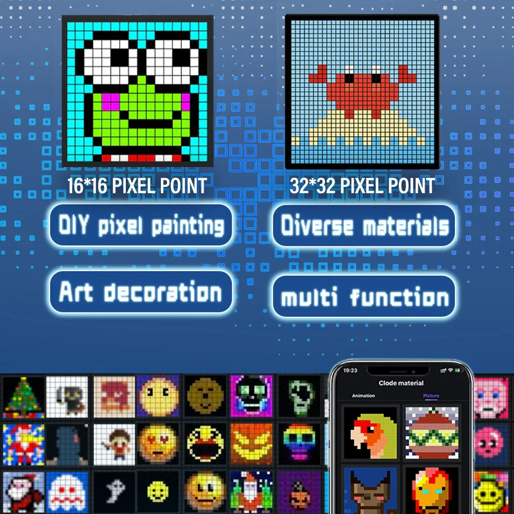 Smart RGB Pixel LED Matrix Display 32x32