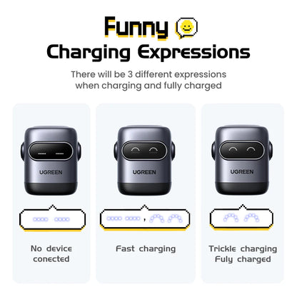 UGREEN GaN Robot Fast Charger | 30W 60W 65W 100W USB-C Power Adapter