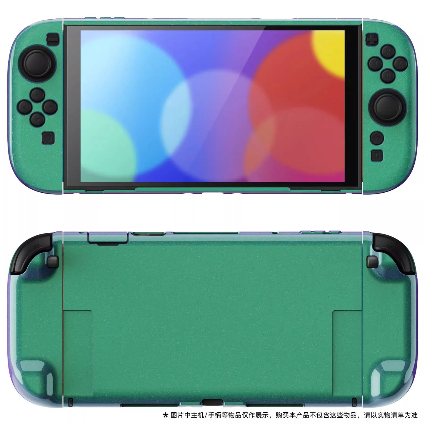 PlayVital Switch 2 Grip Case Hard Shell Protective Cover, Dock-Friendly – Full Wrap, Wear Resistant Design