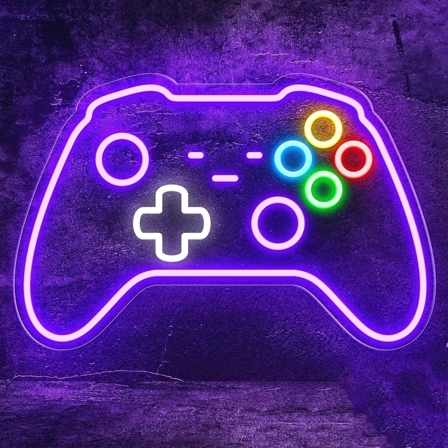 Game Controller Neon LED Wall Light | Gaming Room Wall Neon Lamp