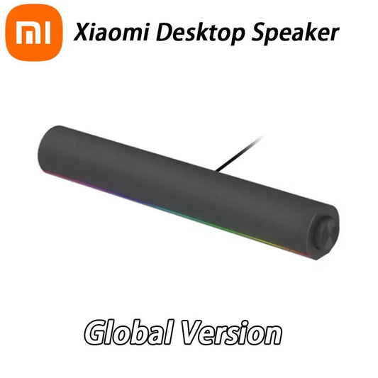 Xiaomi RGB Desktop Stereo Speaker Bar | Slim PC Soundbar for Gaming Setups