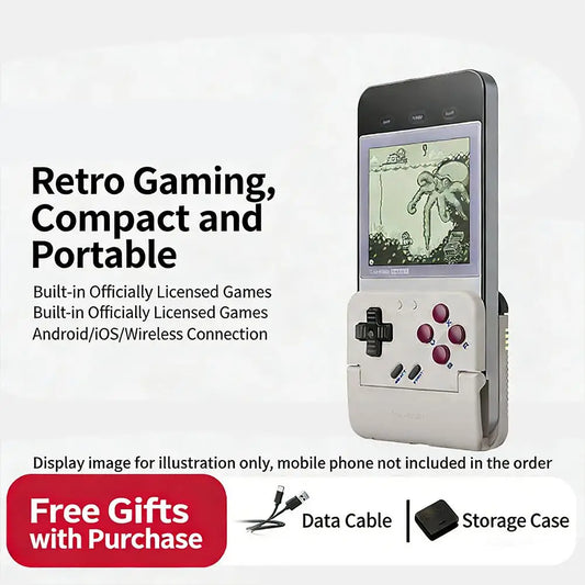 Retro Mini Taco Bluetooth Mobile Controller – Pocket Arcade Gamepad for Android & iOS