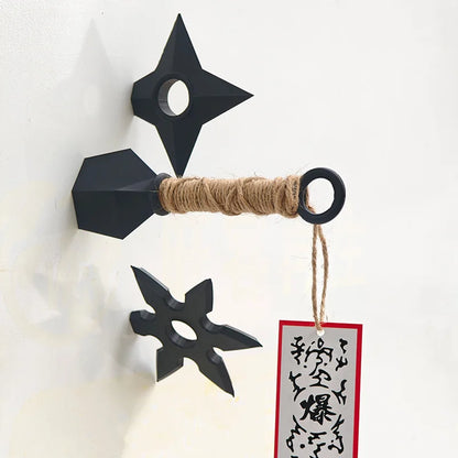 Anime Ninja Kunai & Shuriken Fridge Magnet Set – Anime Cosplay PVC Display Props