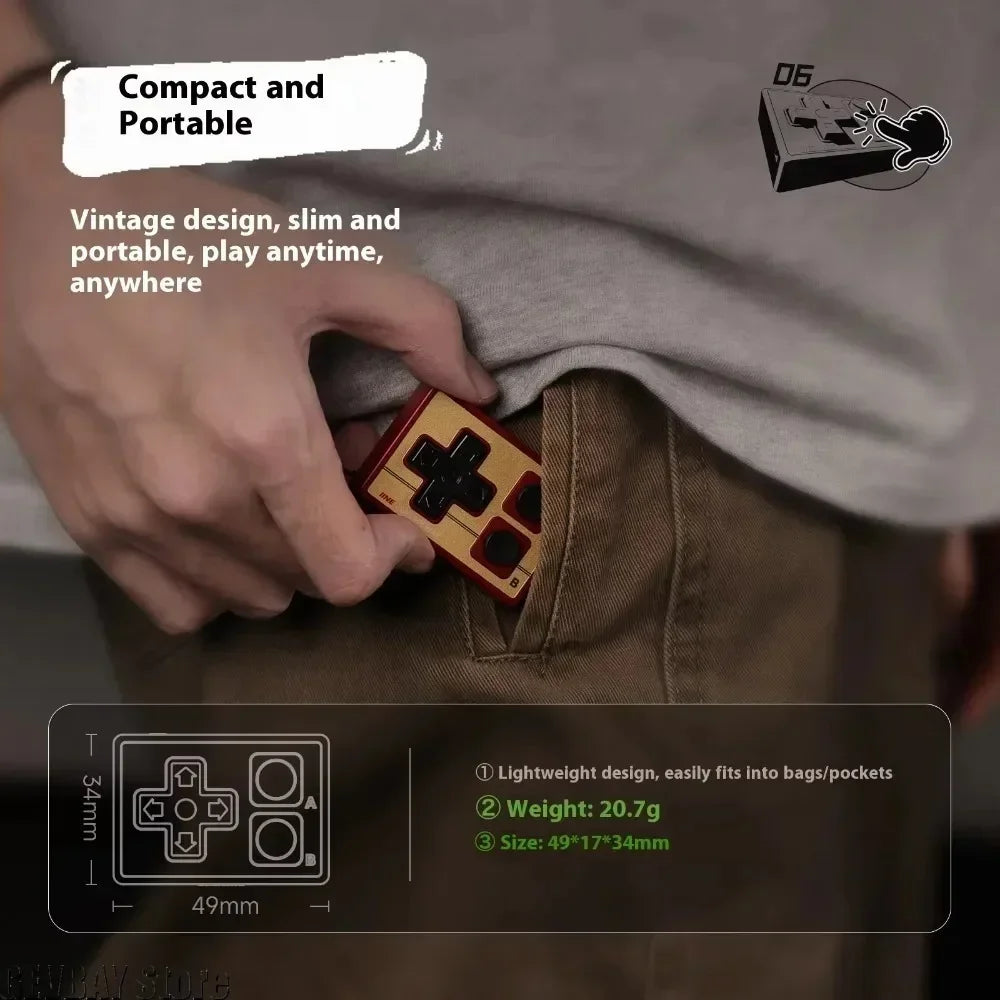 Pocket Mini Bluetooth Controller – Wireless Gamepad for iPhone & Android