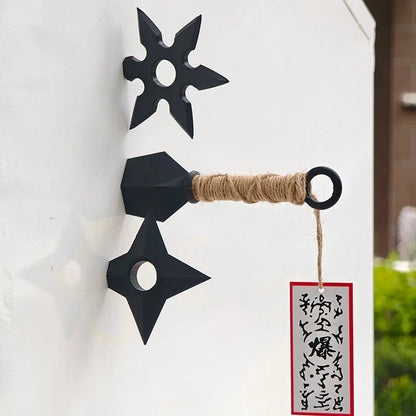 Anime Ninja Kunai & Shuriken Fridge Magnet Set – Anime Cosplay PVC Display Props
