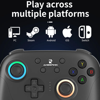 Anbernic RG P01 Wireless RGB Gaming Controller – Hall Effect Multi-Platform Gamepad