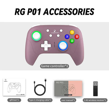 Anbernic RG P01 Wireless RGB Gaming Controller – Hall Effect Multi-Platform Gamepad